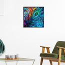 5D DIY Full Drill Diamond Painting Gorgeous Feather Cross Stitch Embroidery