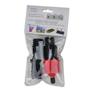 3 Sets Inflatable Boat Kayak Pump Valve Adapter Airbed Inflating Adaptor