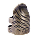 Retro Finger Protector Thimble Ring Handworking Needle Sewing Accessories(S A