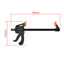 4inch Woodworking Bar F Clamp Clip Grip Ratchet Release DIY Carpentry Trac JJP