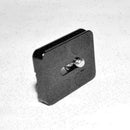 PU-50 Schnellwechselplatte 50 x 38 x 10 mm Schwarzes J3B2 Aluminium-Fotogra