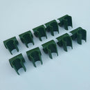20Pcs Greenhouse Bracket Pole Fixed Clamp Plant Stakes Connector Fastener 11mm