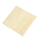 Natural Wood Appliques Square Flower Carving Decals Decorative Wooden Mould