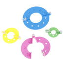 8PCS 4 sizes Fluff Ball Weaver PomPom Maker Knitting Loom Kit3c
