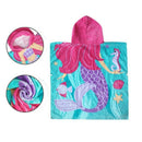 Mermaid Hooded Towel Kids Bath/Beach Towel for Girls/Boys Upgraded Version
