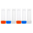 6Pcs /set Clear Tube Plastic Bead Storage Organizer Containers 55mm long