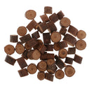 50 Pieces Natural Wood Round Log Slices Wooden Shape for Wood Crafts Woodworking