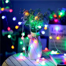 6m 40 LED Ball String Lights Battery Powered Wedding Garland Fairy Lamp