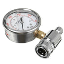 Stainless Steel Pressure Washer Pressure Gauge 6000PSI/40MPa 3/8in Fitting A