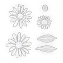 chrysant flower with leave metal die cutting die scrapbooking decorative craft L