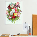 Color Flower Full Drill Round Diamond Painting DIY Mosaic Kit Beaded Art