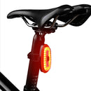 Smart Safe Night Cycling Tail Light LED Rear Light Auto On/Off USB Rechargeable