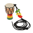 2 Pcs Djembe Pendant African Drum Jewelry Necklace for Children Gift B