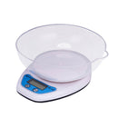5kg/1g Kitchen LCD Electronic Weighing Scale Digital Measuring Scale w/Bowl