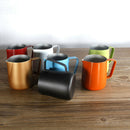 350ML Thick Stainless Steel Coffee Tea Frothing Milk Latte Art Jug Green