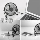Usb Iron Fan 6Inch Cooling Ventilation Fan+3.5W Solar Panel Charger Powered
