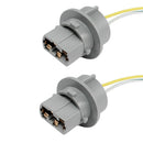 2X 7440 T20 Male Socket Wiring Harness for DRL Backup Turn Signal Light Lamp