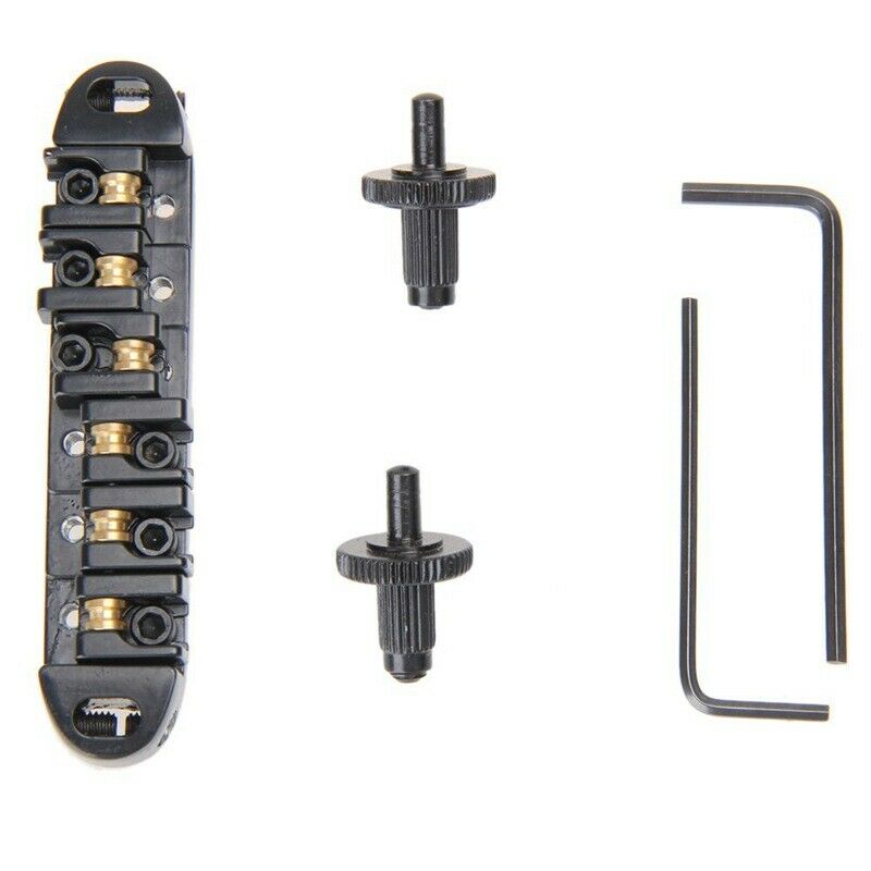 Roller Saddle Tune-O-Matic Guitar Bridge for Gibson Les Paul Electric Guita