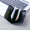Aluminum Print Waterproof Name Card Box Holder Case(Blue Bottom/Bird)