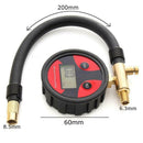 Digital Tyre Tire Pressure Gauge 200PSI LCD Manometer Motorcycle Car Cycle