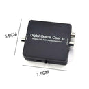 Digital Optical Coax to Analog R/L RCA Audio Decoder with USB Power Cable