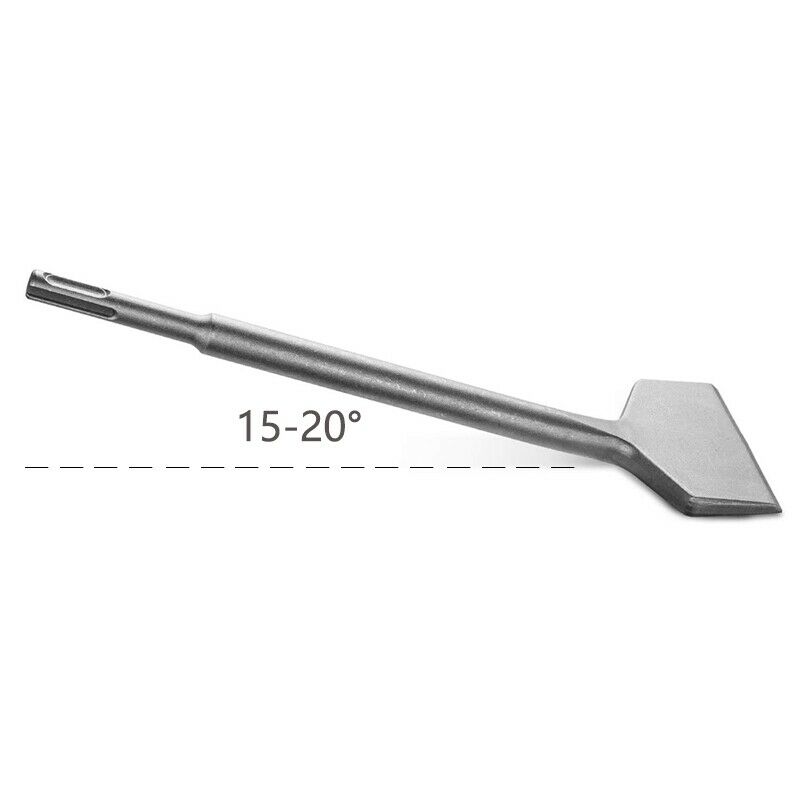 Sds Plus Shank 3-In Wide Electric Hammer Chisel Angled Heavy Duty Bent Tile Z2T9