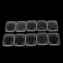 10x Transparent Standard SDHC Memory Card Case Holder Box Storage Plastic FT
