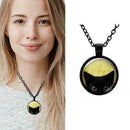 Painting Black Cat Necklace For Pets Lovers Cat Pendant New Jewelry With Ea M6W3