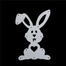 Easter lovely Rabbit Metal Cutting Dies For Scrapbook Card Craft Album Decor %x