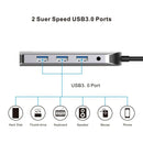 9In 1 Usb C Hub Docking Station Usb3.0 TF Card Reader Type C Type C Dock US