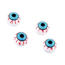 Motorbike Car Blue+White Wheel Tyre Tire Valve Dust Stem Air Cap Pack of 4