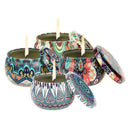 6Pcs Candle Tin Jars Candle Making Set Holder Storage Case for Dry Storage