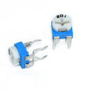 100pcs Horizontal Blue And White Adjustable Resistance Box Set Iron Usef WND