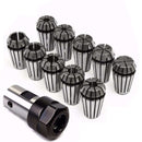 10Pcs Er16 Spring Collet + Motor Shaft 8Mm Extension Rod Holder Cnc Milling U7N1