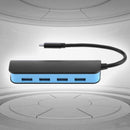 5Gbps USB Hub Splitter 4-In-1 Usb3.1 Type-C 4 Ports Usb Hub With Cable 20.5