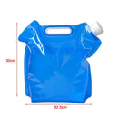 Portable Folding Water Storage Lifting Bag Camping Hiking Survival 5L A