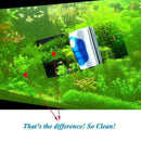 Medium Aquarium Fish Tank Floating Magnetic Glass Cleaner Scraper Algae Bru N2V4
