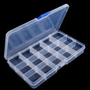Fishing Lures Hook Bait Plastic Storage Box Adjustable Case Tackle Accessory