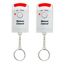 Wireless PIR Motion Sensor Alarm With 2 Remote Controllers For Home Caravan M5Y1