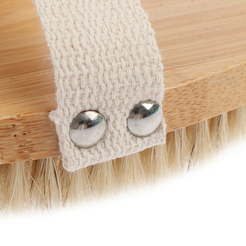 Body Bath Brush Natural Exfoliator Shower Scrub Bath Clean Wooden Bristle Br Gw