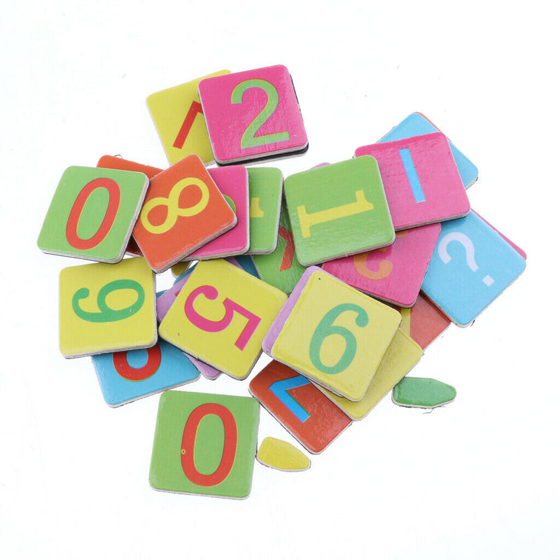 Math Kids Number Cards & Counting Stick Building Block &Metal Box Baby Preschool
