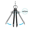 Professional Compass, Compass Geometry Set with Lock, Math and Precision Co K5V3