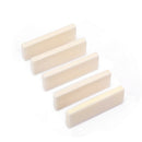 Set Of 5 Pieces DIY DIY Guitar Saddle Nuts Natural Bone Without String White