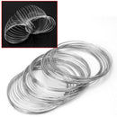 Stainless Steel Memory Wire 60 Loops Jewelry Making Crafts For Bangle Bracelet