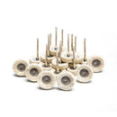 10PCS 45*25mm Wool Felt Polishing Disc Wheel Shank For Jewelry Metal Buffi PUB