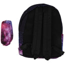 Women Canvas Backpack Stylish Galaxy Star Universe Space Backpack Girls Sch J1B5
