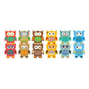 12pcs Owl Stacking Blocks Puzzle Toys for Kids Wooden Piles Balance Game