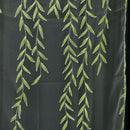 1M*2M Willow Twig Hotel Room Voile Window Sheer Drapes Curtain Divider Green