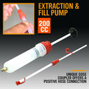 200CC Car Oil Fluid Extractor Filling Syringe Bottle Transfer Hand Pump Tool Set