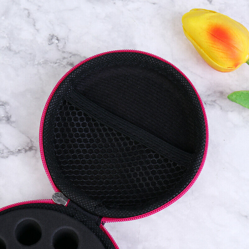 12 Bottles Round Essential Oil Storage Bag Essential Oil Organizer Case 1ml  Bj